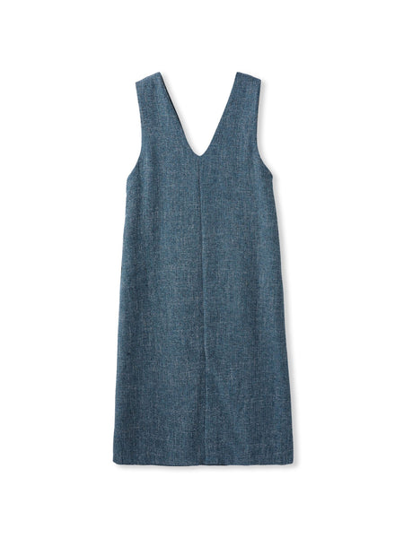 ツィードVネックジャンスカワンピース