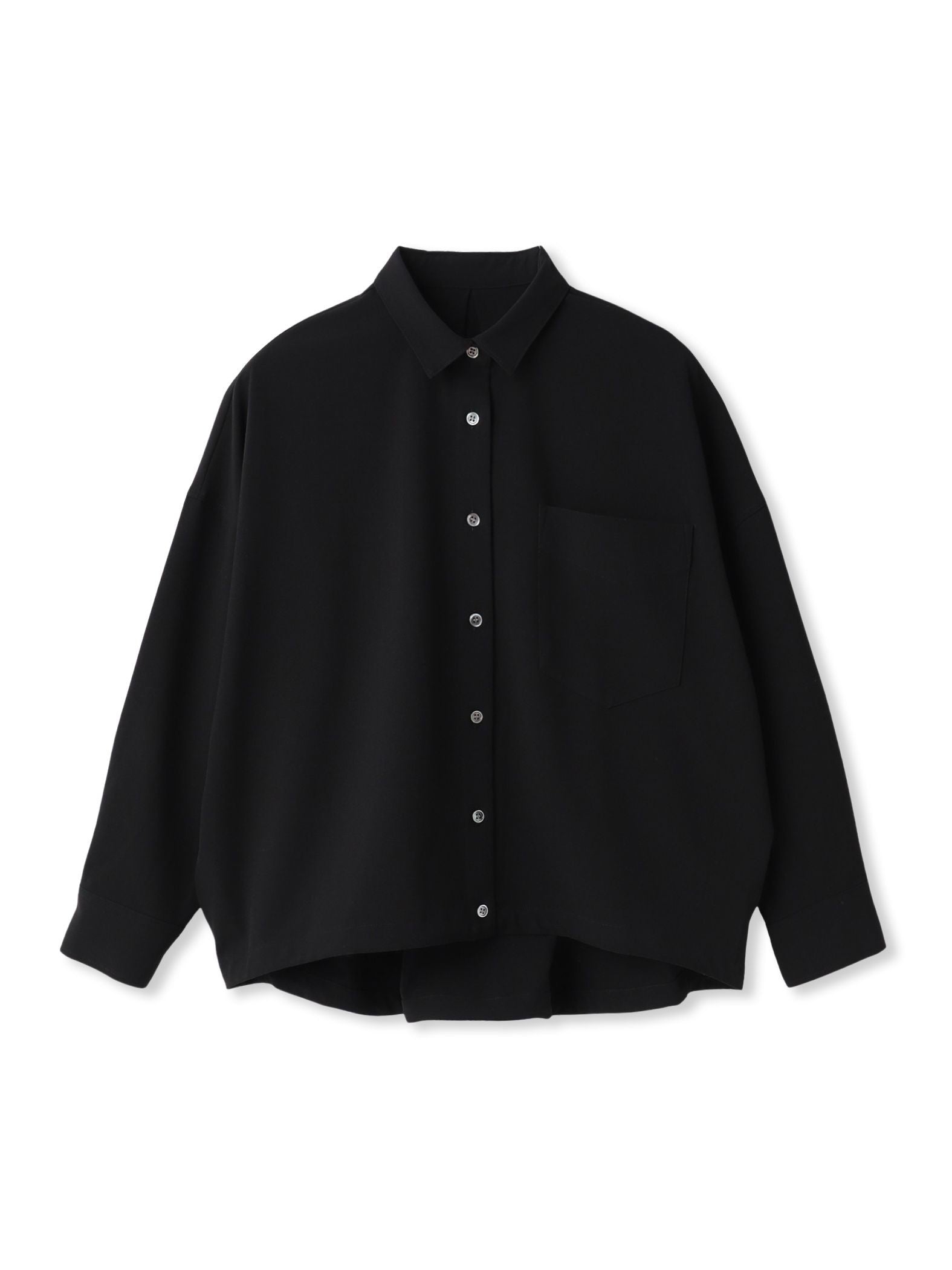 ドロストクロップドシャツ≪洗濯機で洗える≫