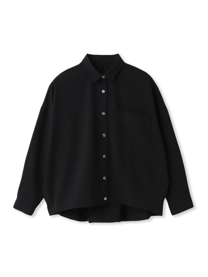 ドロストクロップドシャツ≪洗濯機で洗える≫