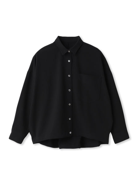 ドロストクロップドシャツ≪洗濯機で洗える≫