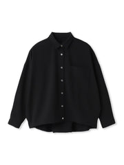 ドロストクロップドシャツ≪洗濯機で洗える≫