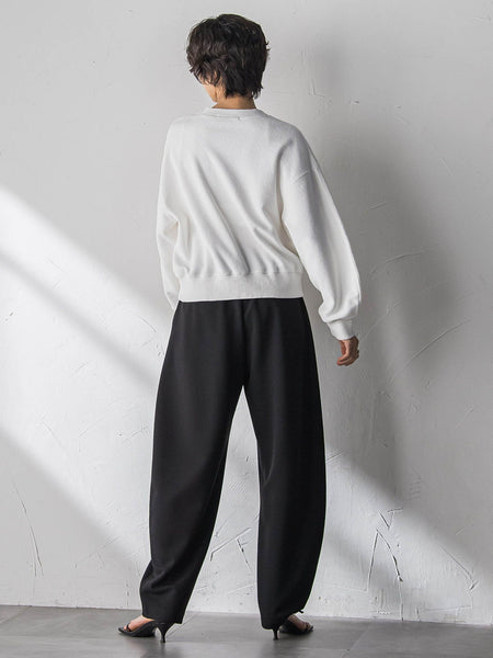 フラワーモチーフプルオーバー≪洗濯機で洗える≫