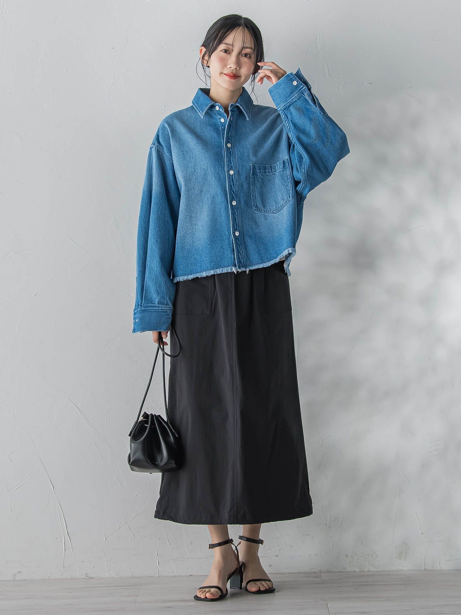 【WEB限定】ストレッチタフタスカート