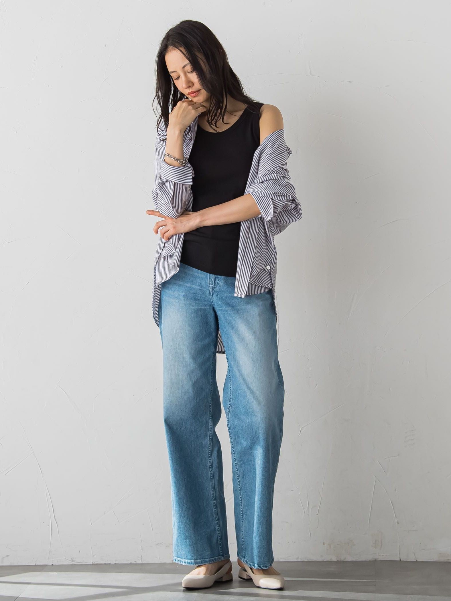 【WEB限定】【skinea】≪着るスキンケア≫スキネアリブタンクトップ