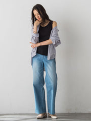 【WEB限定】【skinea】≪着るスキンケア≫スキネアリブタンクトップ
