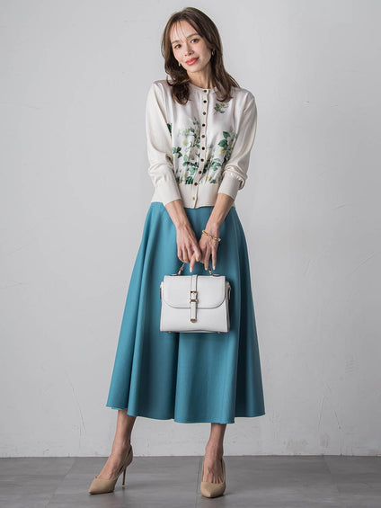 クリスマスローズカーディガン