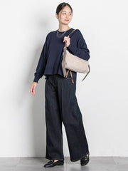 【WEB限定】カラー配色ニット≪洗える≫