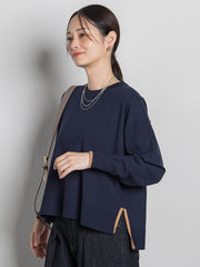 【WEB限定】カラー配色ニット≪洗える≫