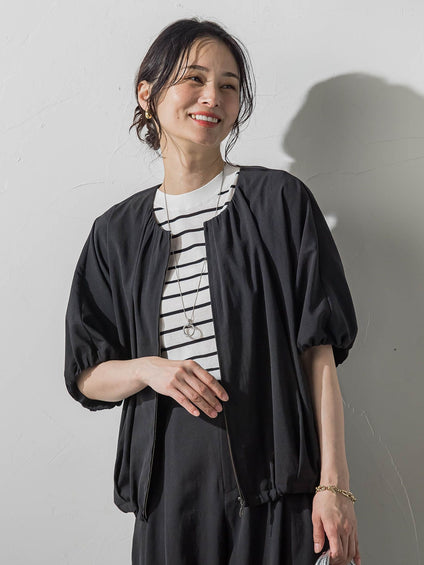 ナチュラルストレッチジャケット≪セット着用可≫