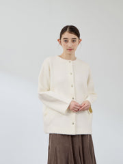 フェレットタッチWフェイスニットジャケット≪手洗い可能≫