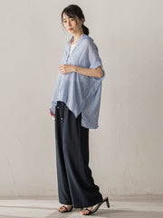 【WEB限定カラーあり】ドルマンブラウス+タンクSET