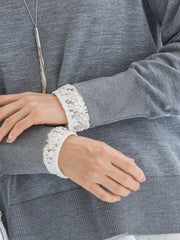 袖レースインナーカットソー