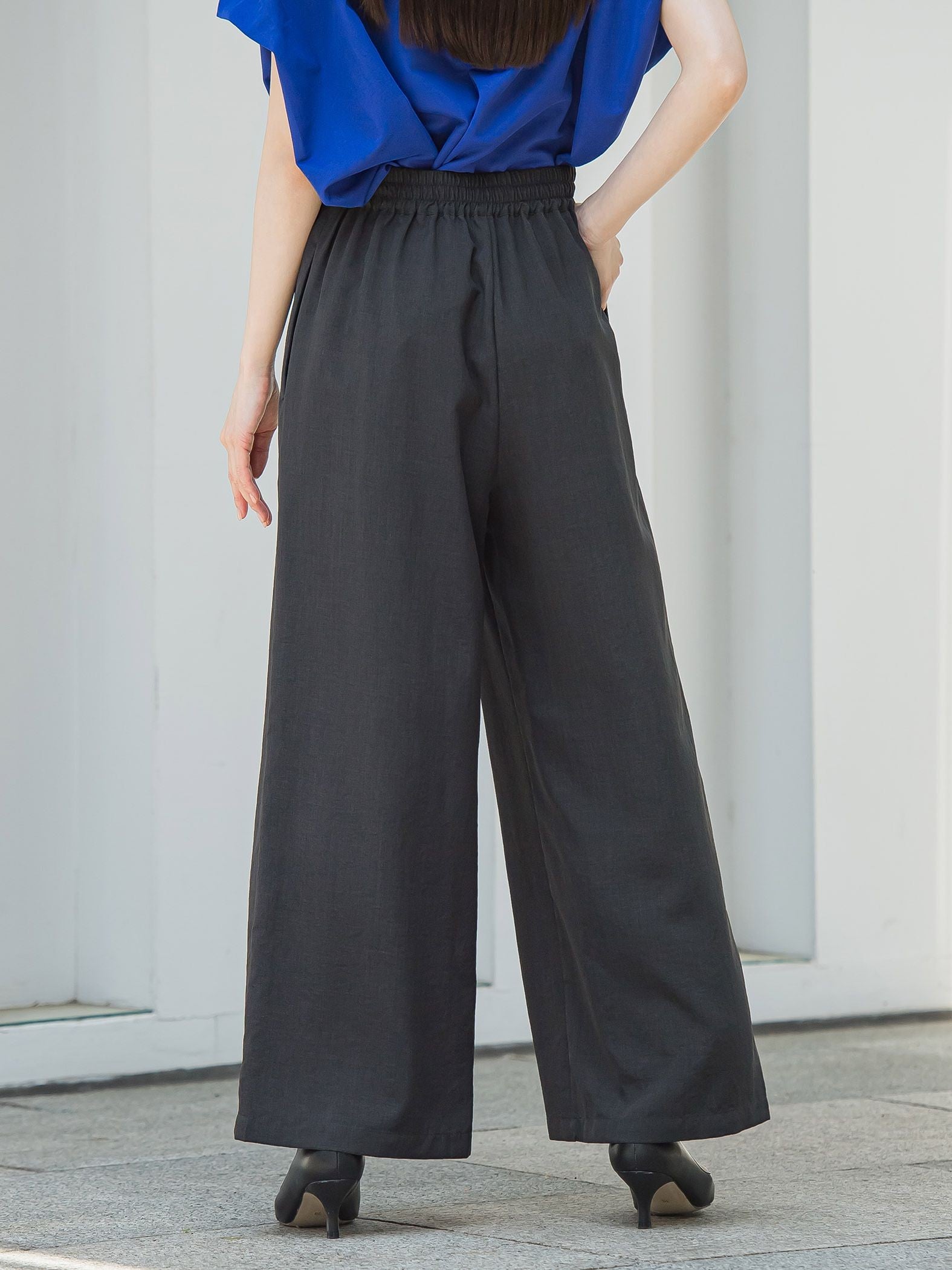 【WEB限定】タンブラーブッチャーワイドパンツ≪手洗い可能≫
