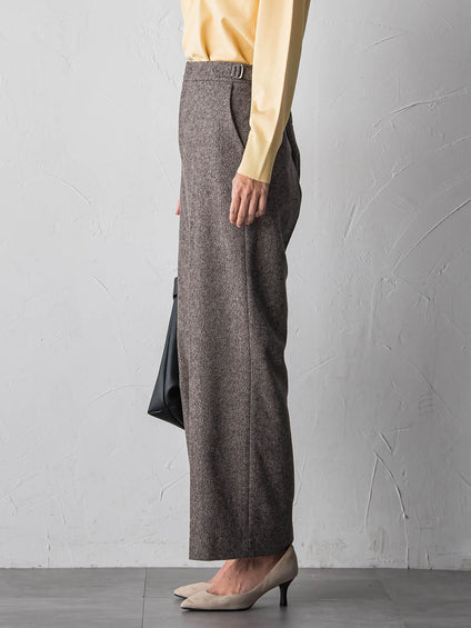ウールラメシャンブレーパンツ