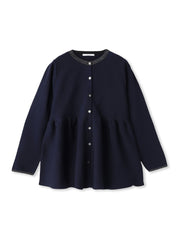 ペプラムカーディガンニット≪手洗い可能≫