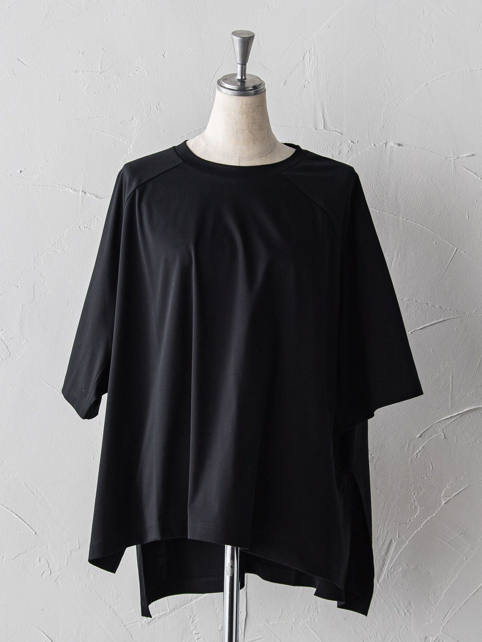 80 smooth ジャージーポンチョTシャツ