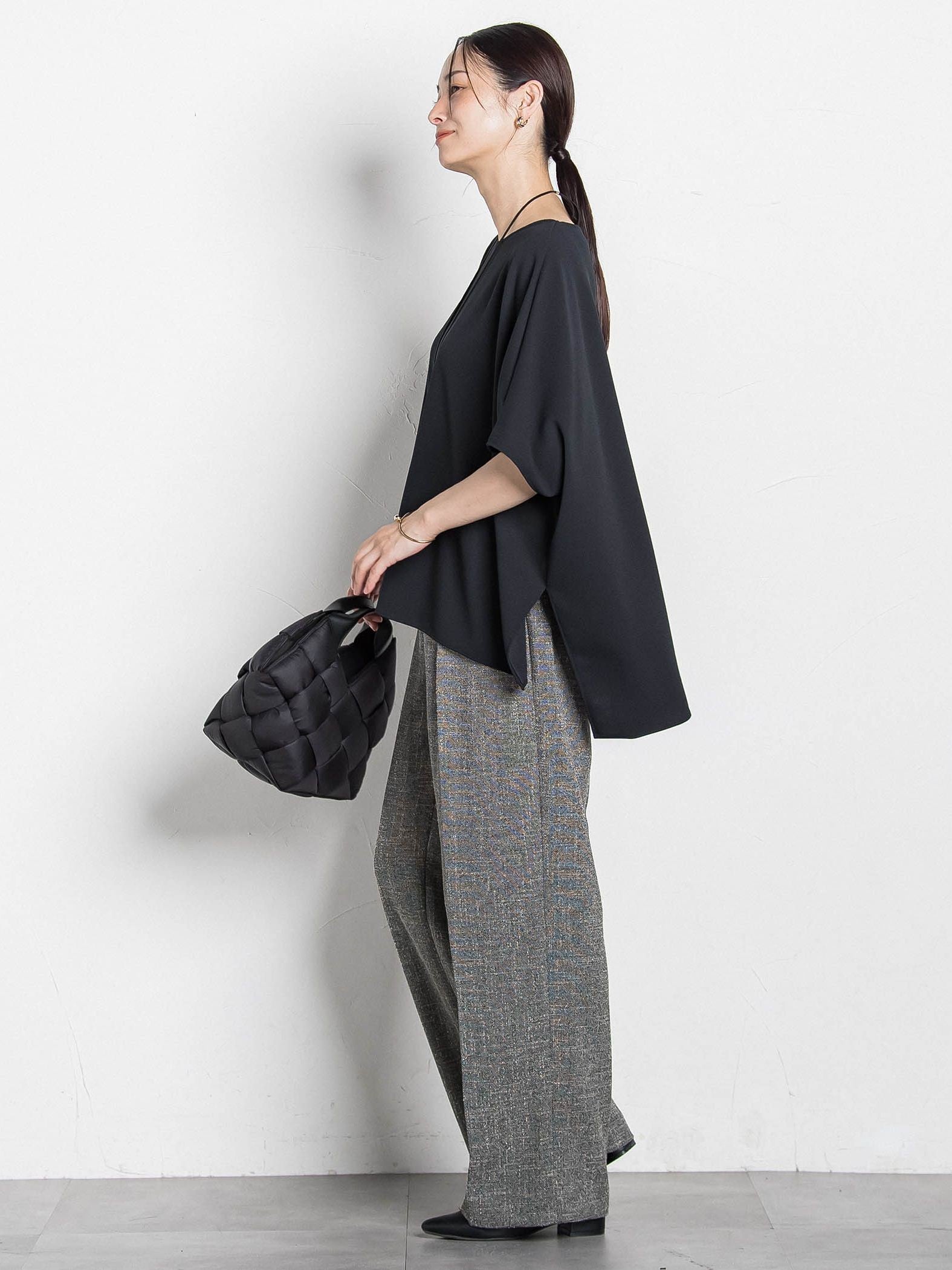 ライトダンボールジョーゼットカルゼカットソー