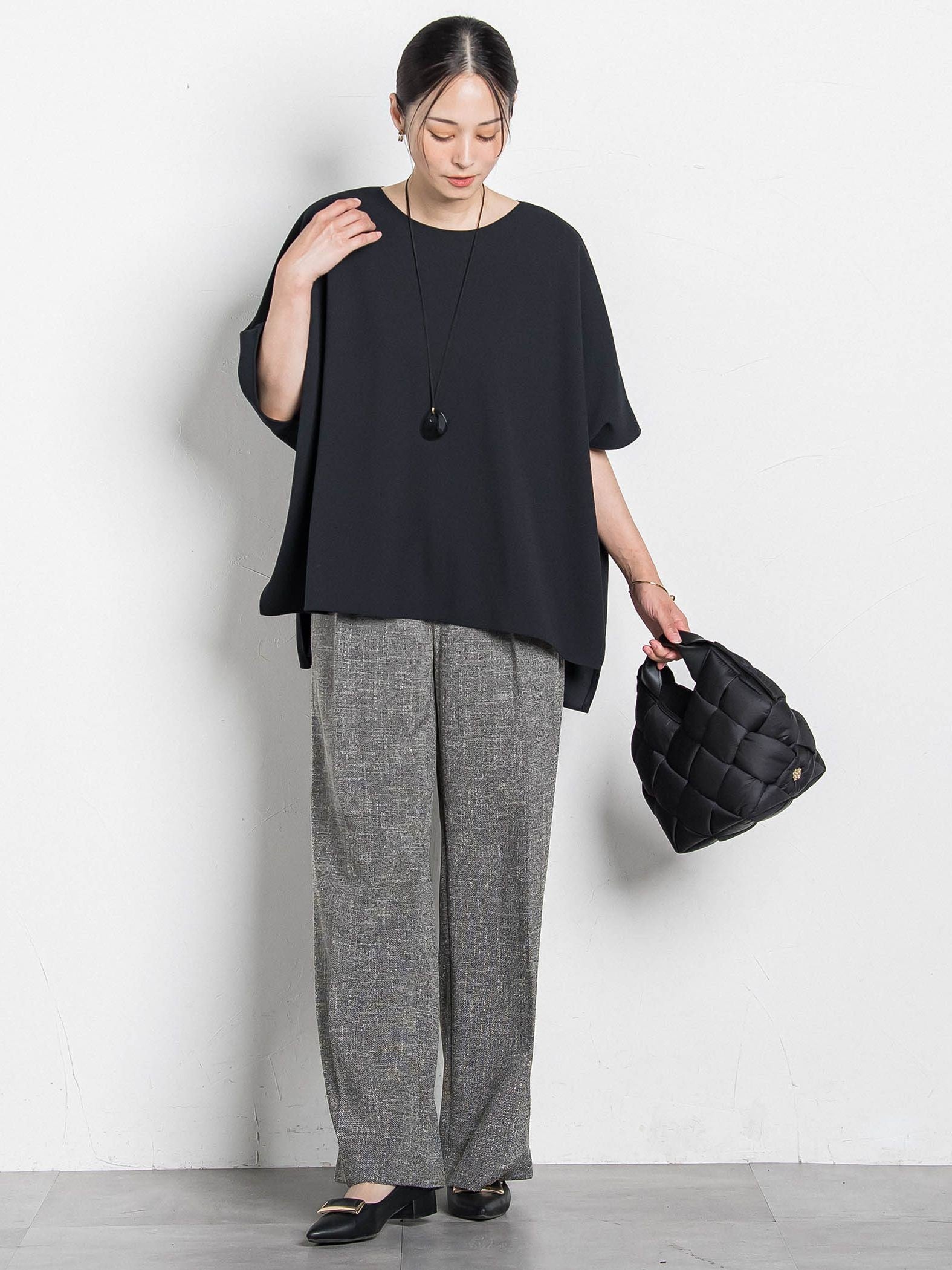 ライトダンボールジョーゼットカルゼカットソー