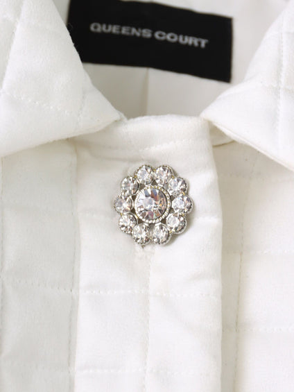 チョコバーステッチ中綿キルティングJK
