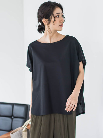 【WEB限定】ゆったりシルエットカットソー≪洗濯機で洗える≫