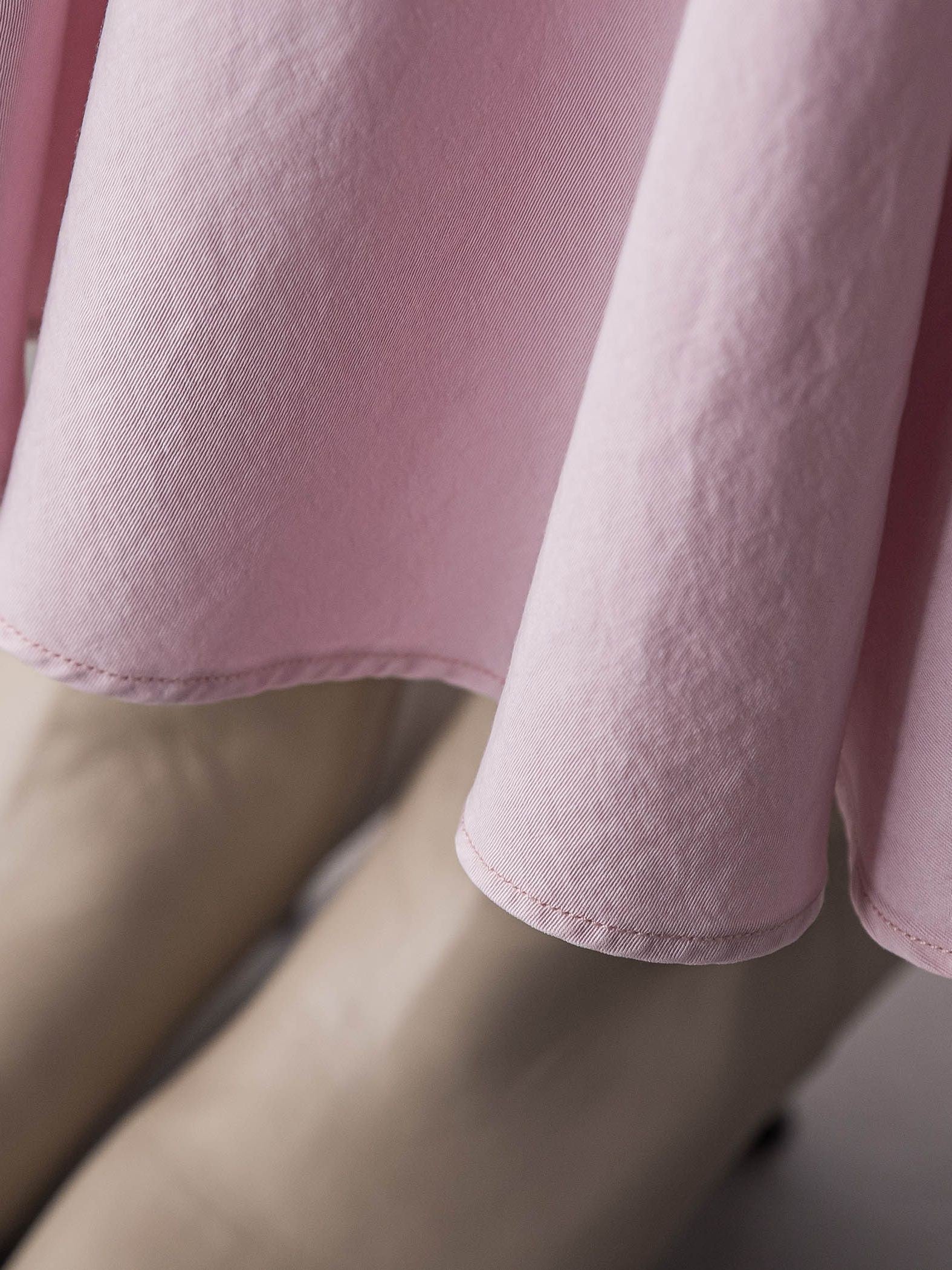 【40周年限定】カラーデニムセミフレアスカート