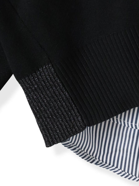 【WEB限定】”3コーデが叶う2点セット”ニット×シャツ≪手洗い可能≫