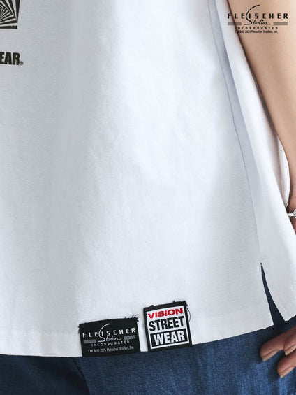 【VISION × Betty Boop™】ヴィンテージツアーノースリＴシャツ≪洗濯機で洗える≫