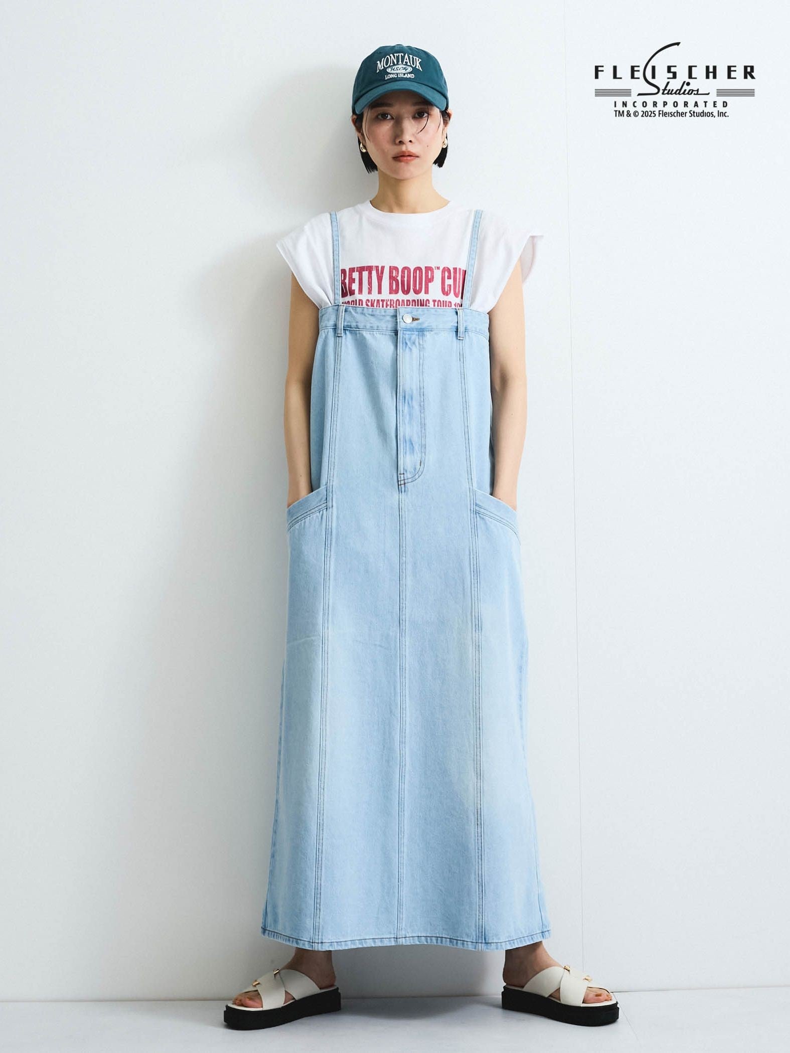 【VISION × Betty Boop™】ヴィンテージツアーノースリＴシャツ≪洗濯機で洗える≫