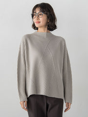 ヘリンボーンニット