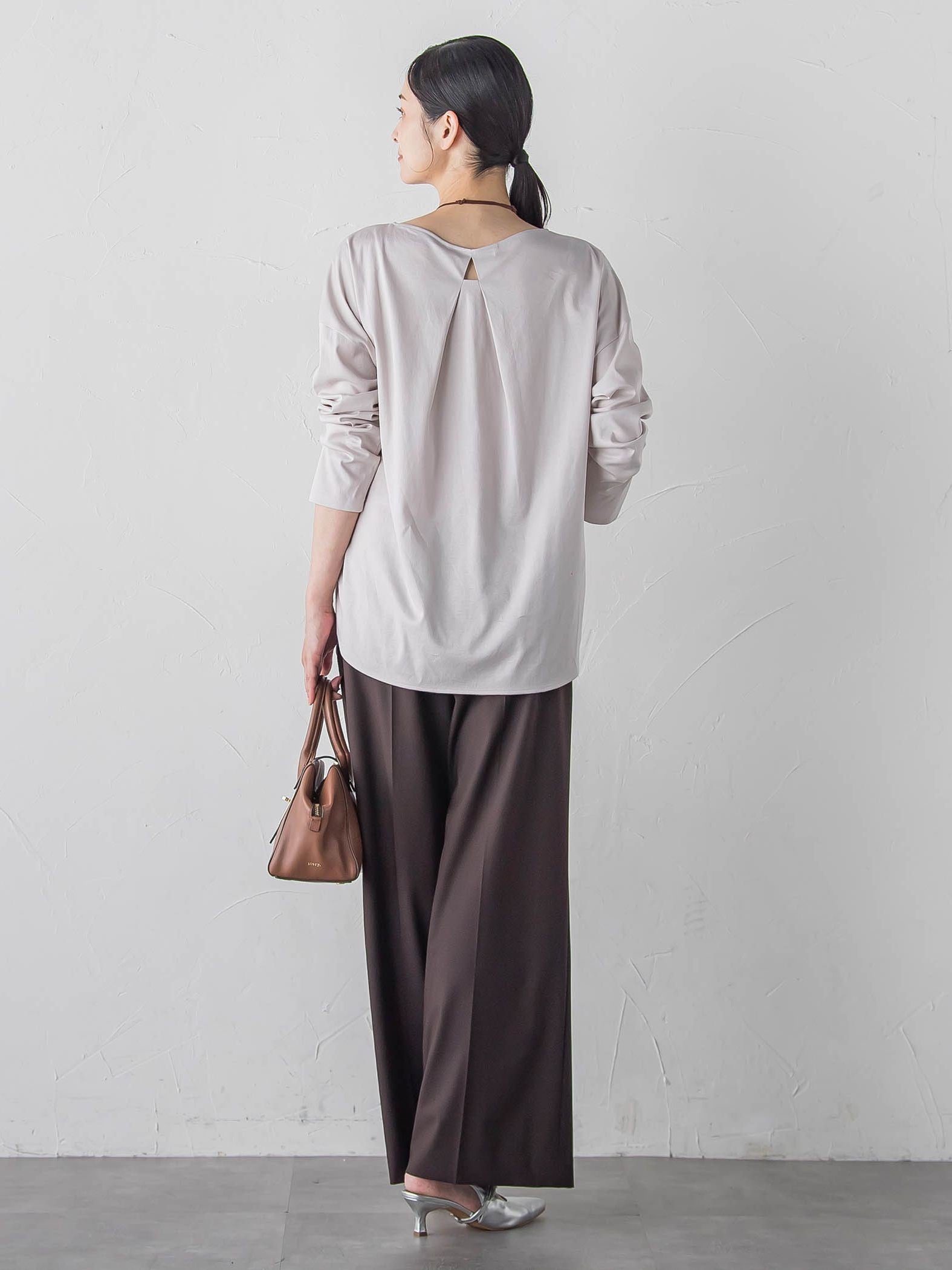 【WEB限定】≪背中美人革命≫汗染み防止バックポイントロンT