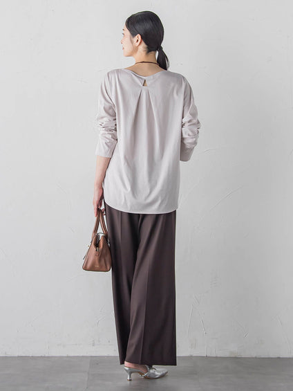 【WEB限定】≪背中美人革命≫汗染み防止バックポイントロンT