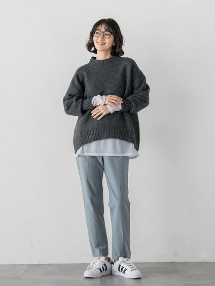 <極>”ラクきれい”裏起毛ジョグパン