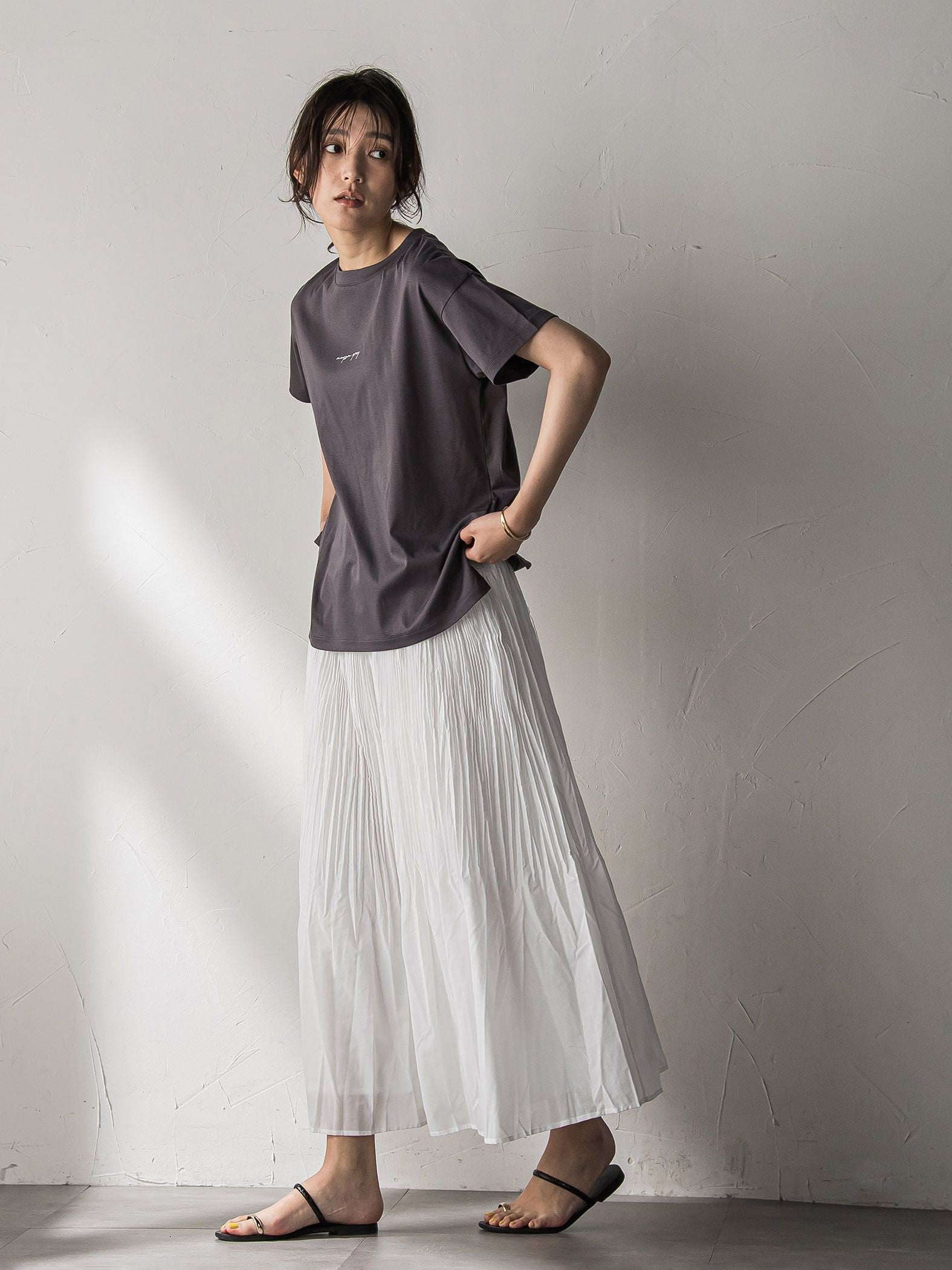 【J Lounge限定】MAYSON GREYロゴTシャツ≪手洗い可能≫