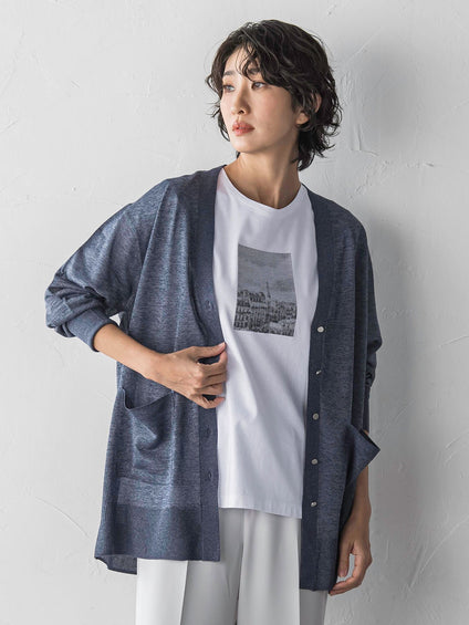 【大きいサイズ】ギャラクシーニットカーディガン