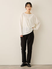 ネックレス風アクセントプルオーバー≪手洗い可能≫