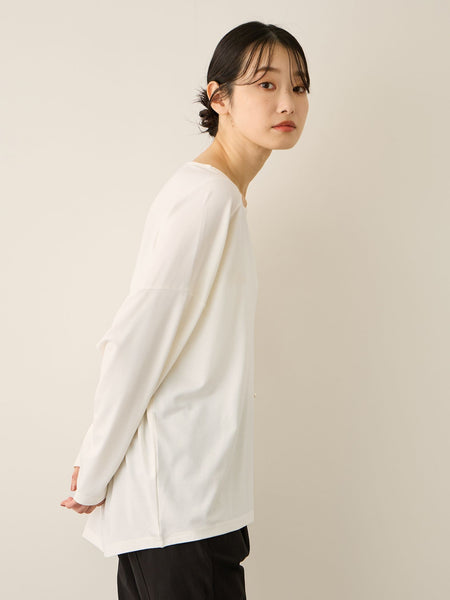 ネックレス風アクセントプルオーバー≪手洗い可能≫