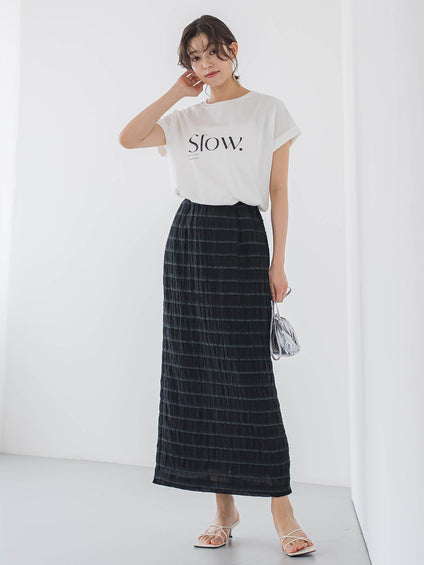 ドライタッチコットンロゴTシャツ≪洗濯機で洗える≫