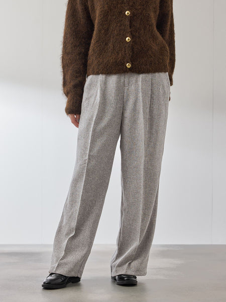 ライトツィードタックパンツ≪手洗い可能≫