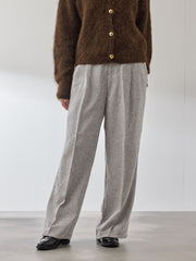 ライトツィードタックパンツ≪手洗い可能≫