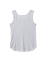 リブスクエアタンクトップ