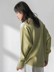 【新色追加】今日の気分で着回せるリバーシブルニット≪手洗い可能≫