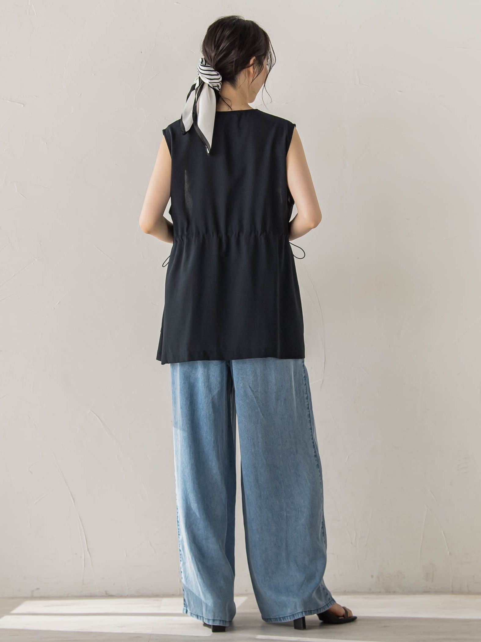 Air DENIM ワイドパンツ