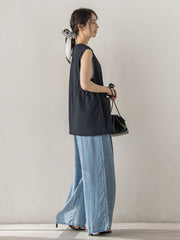 Air DENIM ワイドパンツ
