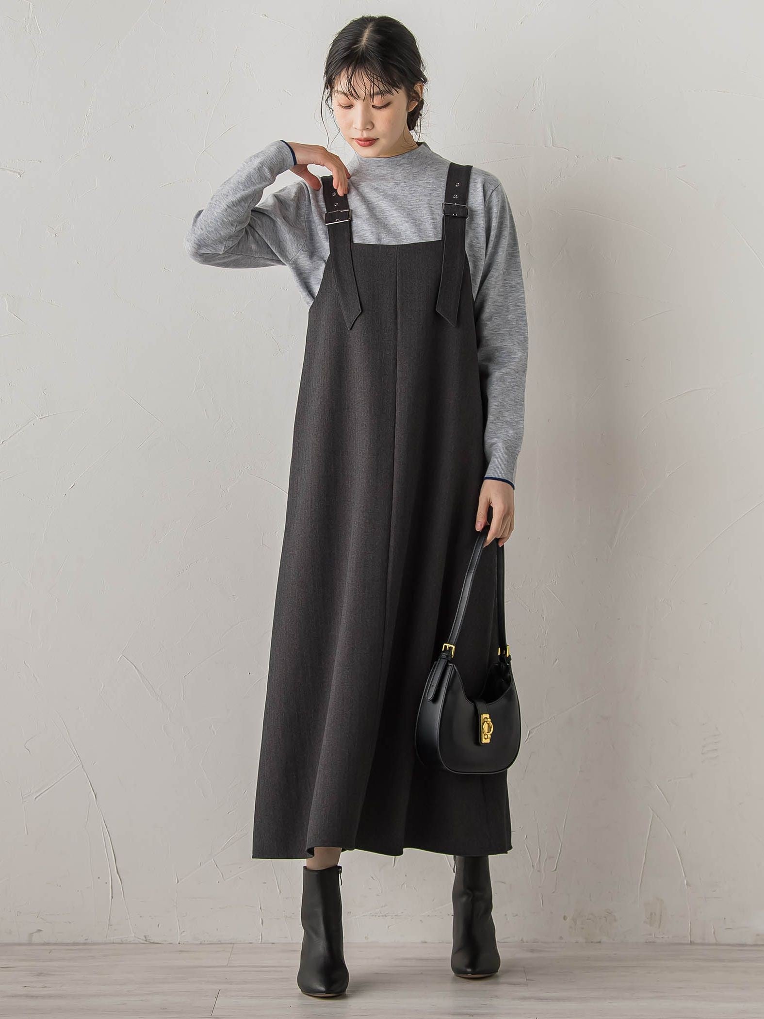 ミックスツイードジャンスカ