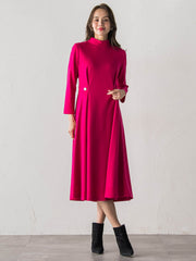 【WEB限定カラーあり/新色追加】ルミナリー圧縮スムースワンピース