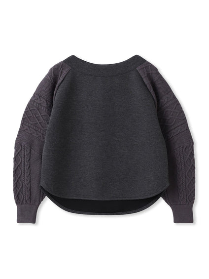 ときめきケーブルニット≪手洗い可能≫