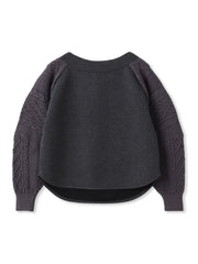 ときめきケーブルニット≪手洗い可能≫