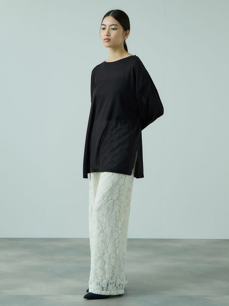 セミシアーオーバーサイズカットソー≪手洗い可能≫
