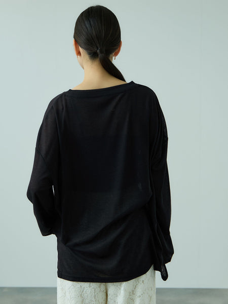 セミシアーオーバーサイズカットソー≪手洗い可能≫