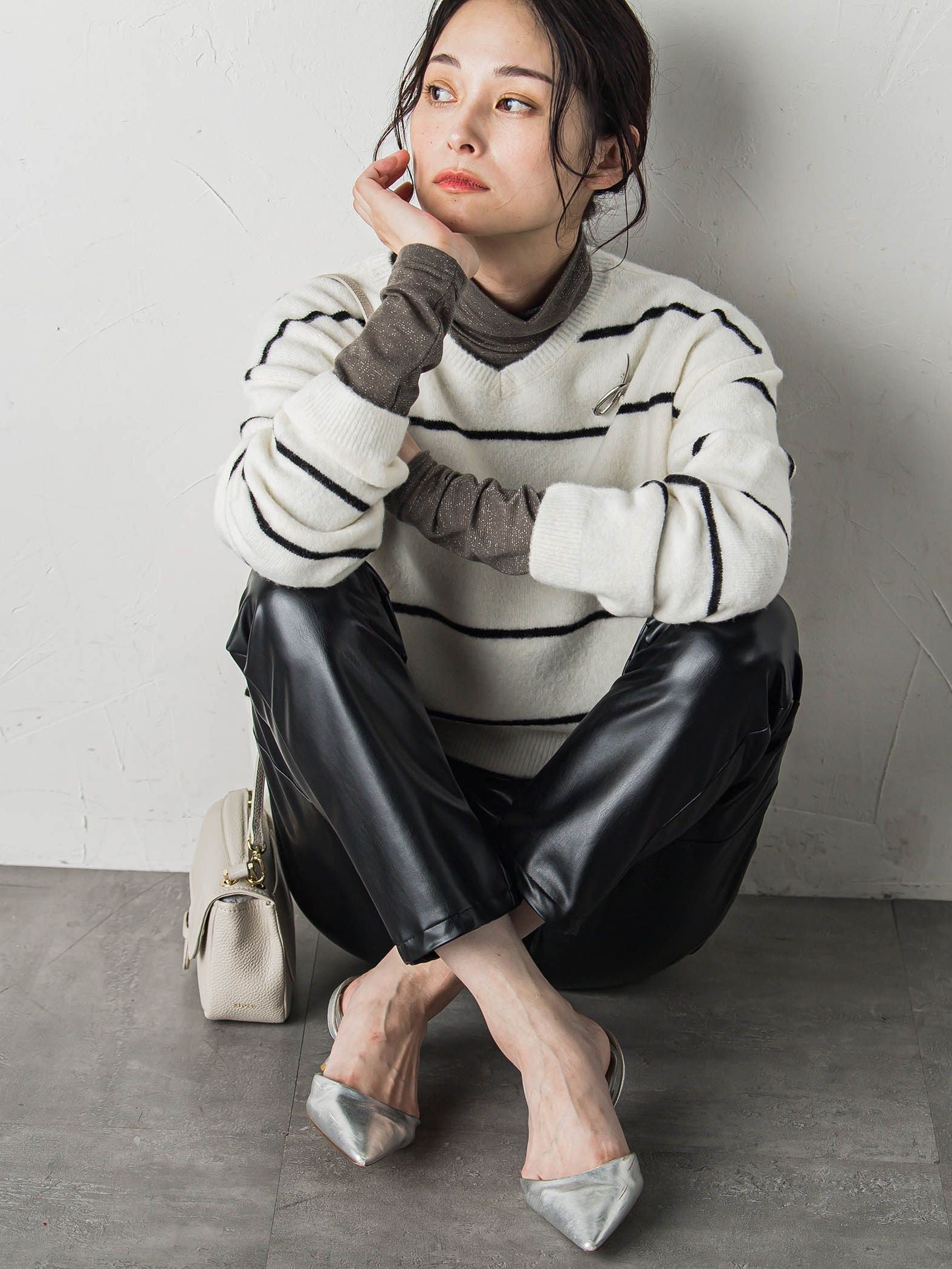 カシミヤシルクシアーラメタートル≪WEB限定カラー/手洗い可能≫